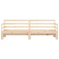 Lit de jour avec lit gigogne 90x200 cm bois de pin massif