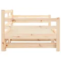 Lit de jour avec lit gigogne 90x200 cm bois de pin massif