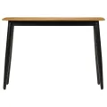 Table console 110x40x76 cm bois de manguier solide et fer