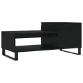 Table basse Noir 100x50x45 cm Bois d'ingénierie