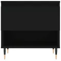 Table basse noir 50x46x50 cm bois d’ingénierie