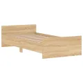 Cadre de lit chêne sonoma 90x200 cm bois d'ingénierie