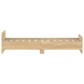 Cadre de lit chêne sonoma 90x200 cm bois d'ingénierie