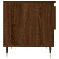 Tables basses 2 pcs chêne marron 50x46x50 cm bois d'ingénierie
