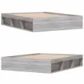 Cadre de lit sonoma gris 140x190 cm