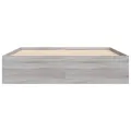 Cadre de lit sonoma gris 140x190 cm