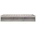 Cadre de lit sonoma gris 140x190 cm