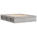 Cadre de lit sonoma gris 140x190 cm