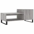 Table basse Sonoma gris 100x50x45 cm Bois d'ingénierie