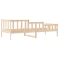 Lit de jour 80x200 cm Bois de pin massif