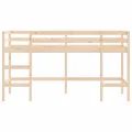 Lit mezzanine enfants échelle 80x200 cm bois pin massif