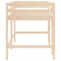 Lit mezzanine enfants échelle 80x200 cm bois pin massif