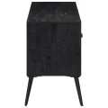 Meuble TV 112x31x45 cm teck massif récupéré
