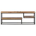 Meuble TV 110x30x39 cm teck massif récupéré