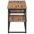 Meuble TV 110x30x39 cm teck massif récupéré