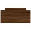 Cadre de lit chêne marron 100x200 cm bois d'ingénierie