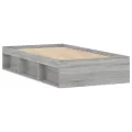 Cadre de lit sonoma gris 100x200 cm