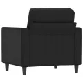 Fauteuil Noir 60 cm Similicuir
