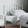 Tête de lit métal blanc 80 cm