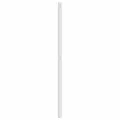 Tête de lit métal blanc 80 cm