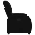 Fauteuil inclinable Noir Tissu