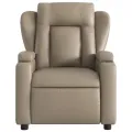 Fauteuil de massage inclinable Cappuccino Similicuir