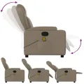 Fauteuil de massage inclinable Cappuccino Similicuir