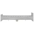 Cadre de lit tête de lit et pied de lit sonoma gris 140x190 cm