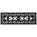 Marches d'escalier 5 pcs 25x75 cm caoutchouc