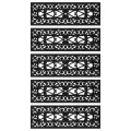 Marches d'escalier 5 pcs 25x75 cm caoutchouc