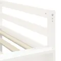 Lit mezzanine enfants avec tunnel rose 90x200cm bois pin massif