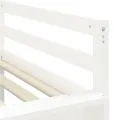 Lit mezzanine enfants avec tunnel rose 90x190cm bois pin massif