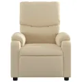 Fauteuil inclinable Crème Tissu