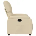 Fauteuil inclinable Crème Tissu