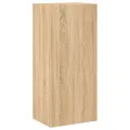 Meuble TV mural chêne sonoma 40,5x30x90 cm bois d'ingénierie