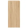 Meuble TV mural chêne sonoma 40,5x30x90 cm bois d'ingénierie