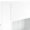 Meuble TV mural avec lumières LED blanc 78,5x30x60,5 cm