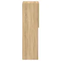 Meuble TV avec lumières LED chêne sonoma 30,5x30x102 cm