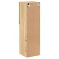 Meuble TV avec lumières LED chêne sonoma 30,5x30x102 cm