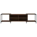 Meuble TV chêne marron 203x37x50 cm bois d'ingénierie