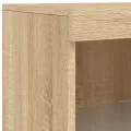 Buffet avec lumières LED chêne sonoma 41x37x100 cm
