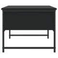 Table basse noir 101x49x39,5 cm bois d'ingénierie
