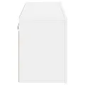 Meuble TV mural blanc 100x30x41 cm