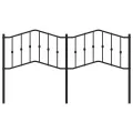 Tête de lit métal noir 180 cm