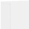 Unités murales TV 5 pcs blanc bois d'ingénierie