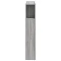 Tête de lit à LED sonoma gris 100x18,5x103,5 cm bois ingénierie