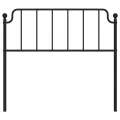 Tête de lit métal noir 107 cm