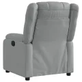 Fauteuil inclinable Gris clair Tissu