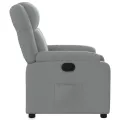 Fauteuil inclinable Gris clair Tissu