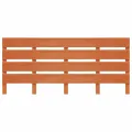 Tête de lit cire marron 135 cm bois massif de pin
